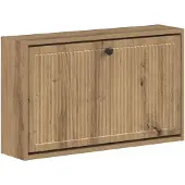 vidaXL Wandgemonteerde Schoenenkast EDE 71 x 17 x 43 cm Bewerkt hout