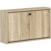 vidaXL - Wandgemonteerde - Schoenenkast - EDE - 71 - x - 17 - x - 43 - cm - Bewerkt - hout
