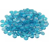 vidaXL Glasnugget 17-19 mm Aqua blauw Glas