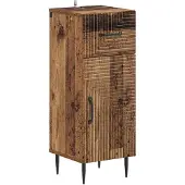 vidaXL Badkamerkast HAARLEM, gerecycled hout, 30 x 31 x 80 cm