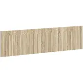 vidaXL - Wandgemonteerd - Hoofdbord - ALKMAAR - Sonoma - Eiken - Bewerkt - hout