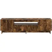 vidaXL LED-TV-kast EDE, 153 x 35 x 43 cm, beukenhoutfineer