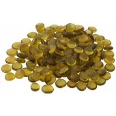 vidaXL Glasnugget 17-19 mm Geel Glas