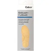 Gabor Exclusief Voetbed inlegzool – Anatomisch leren voetbed – Geschikt voor normale schoenen, sportschoenen en wandelschoenen, van kunststof en leer – 46