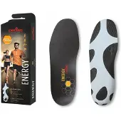 Pedag Energy Mid inlegzool – Stabiliteit + energie-terug – Geschikt voor normale schoenen, sportschoenen en werkschoenen, van kunststof en textiel – 44/45