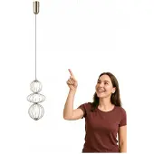ITALUX LED-hanglamp 10W RABEL PND-344221-3V-HBR van