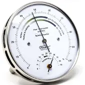 Fischer - 122.01HT-01 - Woonklimaat-hygrometer met thermometer 103mm