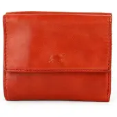 Bear design Compacte Portemonnee met Overslag Cow Lavato Rood