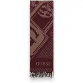 GUESS Dames Sjaal 60x180 granaatrood (OSFA), Casual, Granaatappel, Polyester AW5662POL03