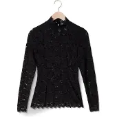 Notre-V Dames Tops & T-shirts Nv-ingelien - Zwart - Maat S