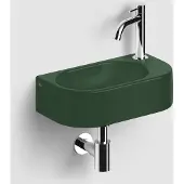 Clou Inbe 7 fonteinset groen mat rechts chroom