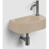 Clou Inbe 7 fonteinset beige rechts geborsteld gunmetal PVD