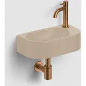 Clou Inbe 7 fonteinset beige rechts geborsteld brons PVD
