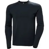 Helly Hansen Lifa Merino Knitevo Crew, heren, zwart