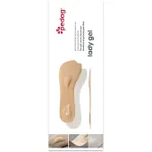 Pedag Lady Gel inlegzool – Geschikt voor hakken – Dunne gel inlegzool voor pumps en hoge hakken met zachte gelpelotte – L = 41–43