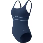 Speedo Badpak Solid Contour Eclipse Marine/Lavendel