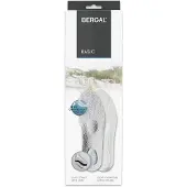 Bergal Basic sport inlegzool – Badstof + actieve koolstof – Geschikt voor normale schoenen, sportschoenen en wandelschoenen – Lichte sport inlegzool met schokdemping en ademende materialen – 46