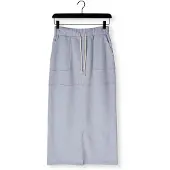 NUKUS Dames Rokken Maartje Skirt Lurex - Lichtblauw - Maat M