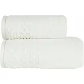 Markizeta Neptun Badhanddoek 70x140cm Wit Katoen Frottee met Gouden Draad