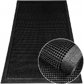 Oxide Rubberen Deurmat met Ballen - 80x120 cm - Antislip Buitenmat