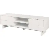 En.casa TV meubel Katanshumn tv lowboard 150x39x45 cm wit []
