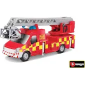 Bburago 1:43 servicevoertuig brandweerwagen met ladder