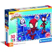 Clementoni - Puzzel - 30 Stukjes - Marvel Spidey - Kinderpuzzel - Vanaf 3 Jaar