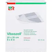 Vliwazell Absorberende kompressen 20 cm x 20 cm, steriel 30 St Compressen