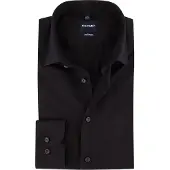 Olymp Luxor Modern Fit Overhemd zwart, Effen