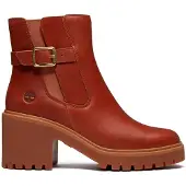 Timberland Dames Chelsea-enkellaarsjes van leer Stone Heights bruin (40 W), 5 tot 8 cm, Geen, Casual TB0A2GGNEM61