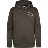 Petrol Industries hoodie met backprint - donkergroen Sweater Backprint - maat 152