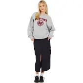Brave Soul Dames/Dames Denim Cargo Pocket Midi Rok (Zwart)