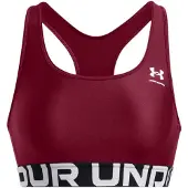 Under Armour Armour HeatGear-sportbeha voor dames (Rood)