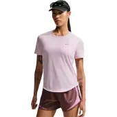 Nike Swoosh Dri-FIT-shirt voor dames (Roze schuim)