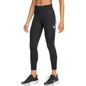 Nike Dames/Dames Logo Legging (Zwart)