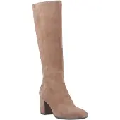Hush puppies Oprah Suède Lange Leren Dames Mocha Haklaarzen Tot De Knie