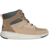 SKECHERS Dames On The GO Stellar Suede Enkellaarsjes (Taupe)
