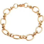 Luxenter Armband met 18-karaats geelgouden afwerking - Salbra