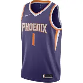 Nike Phoenix Suns-basketbalshirt voor kinderen (Booker) (Nieuw Paars)