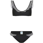 Zoggs Dames/Dames Frill Bikini Set (Zwart)