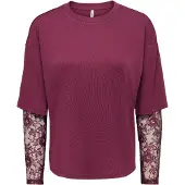 ONLY - ONLTAHLIA L/S LACE TOP PR JRS Dames T-shirt