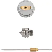 vidaXL HVLP Spuitpistool Spuitmond 1,7 mm Spuitmond zilver