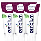 Zendium Sensitive Tandpasta - 3 x 75 ml - Voordeelverpakking