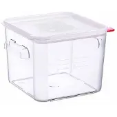 ARAVEN Vershouddoos 6l Pc Met Deksel Transparant 23,5x23,5xh19cm