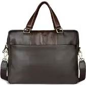 Bugatti Ryan Aktentas Leder 39 cm Laptopvak bruin