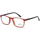 Montana Eyewear leesbril HMR49C +3.00 Rood Zwart Rechthoekig