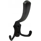Nomet CELEBES Z-375-P61 Matzwarte kapstokhaak - Modern design