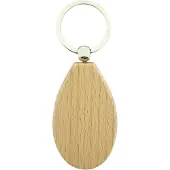 Combicraft Blanco houten sleutelhanger druppel 58x36mm - verpakking 25 stuks