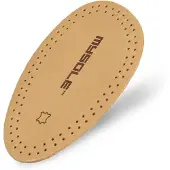 Mysole Basic Casual 1/2 voorvoetzool – Geschikt voor hakken en normale schoenen, van leer – De Basic Casual 1/2 is een halve leren zool voor de voorvoet – 37/38