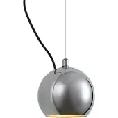 QAZQA Design hanglamp chroom voor 1-fase railsysteem - Slimline Sara